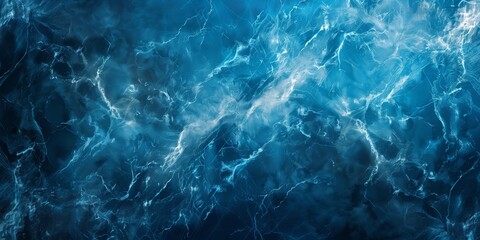 Abstract background with cracks and abstract light lines in blue shades.
