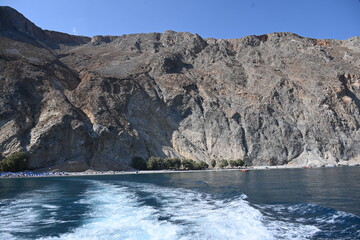 Süsswasserbucht bei Chora Sfakion, Südküste von Kreta, Griechenland