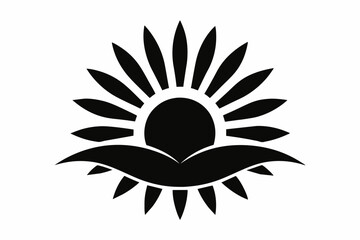 a minimalistic logo symbolizing the sunrise