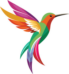 Obraz premium hummingbird and flower hummingbird in flight hummingbird on a branch