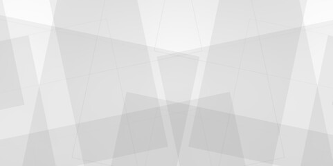 Abstract white and gray technology concept diamond triangle geometric shape background. gradient vector art illustration. soft and trendy business template . futuristic concept background	
