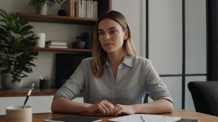 businesswoman working on laptop