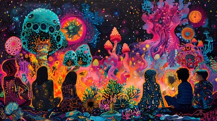 Psychedelic Forest Gathering.