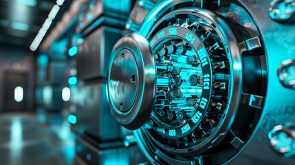 Fototapeta premium financial institutions reducing security fears to maintain customer returns return trust in banking 