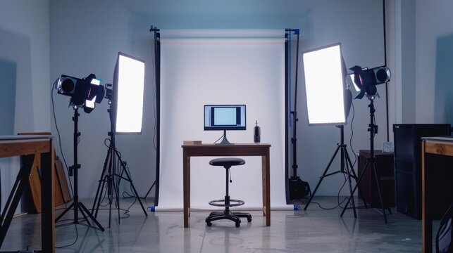 Professional setup for a Zoom job interview with good lighting and audio.