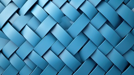 Fototapeta premium Closeup of a blue woven pattern background showcasing texture and design. Ideal for wallpaper, decoration, and artistic projects.