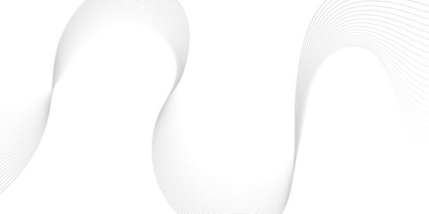 Abstract gray wave dynamic curve lines on gray background. Energy technology concept modern backdrop design for business, presentation, banner.