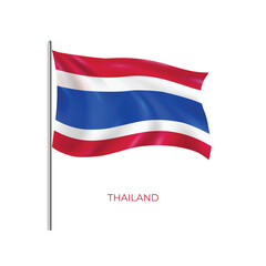 Thailand Country Flag.