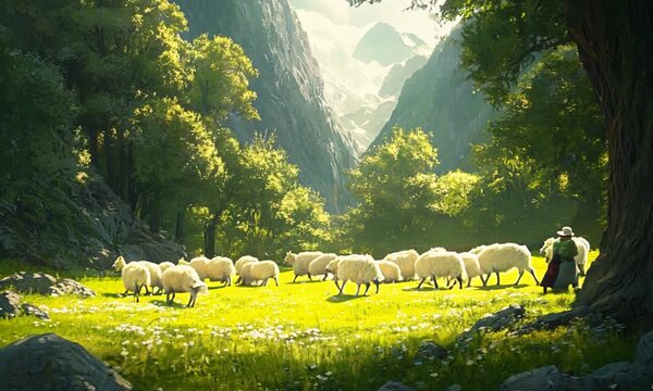 Jesus shepherd of sheep