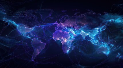 Obraz premium Global Network Connections