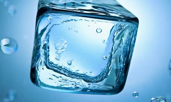 Water Morphs from Sphere to Cube in Stunning Slow Motion