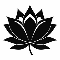 Lotus Black silhouette