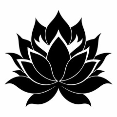 Lotus Black silhouette