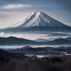 Beautiful  Mountain in Autumn