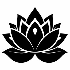 Lotus Black silhouette