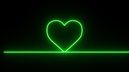 ECG heartbeat monitor, cardiogram heart pulse line wave. Electrocardiogram medical background.
