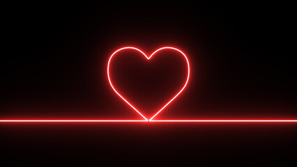 ECG heartbeat monitor, cardiogram heart pulse line wave. Electrocardiogram medical background.
