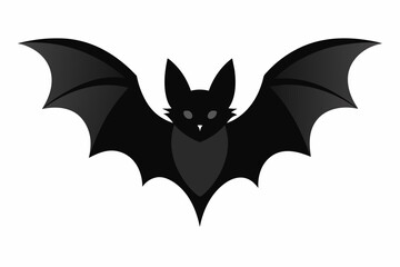 Vector design of bat on white background