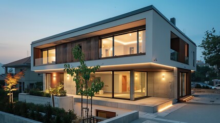 Fototapeta premium A spacious duplex with separate entrances