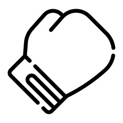 boxing line icon