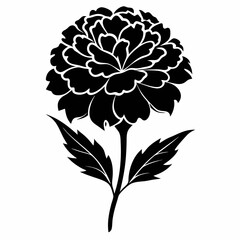 Marigold Black silhouette