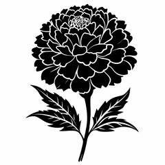 Marigold Black silhouette