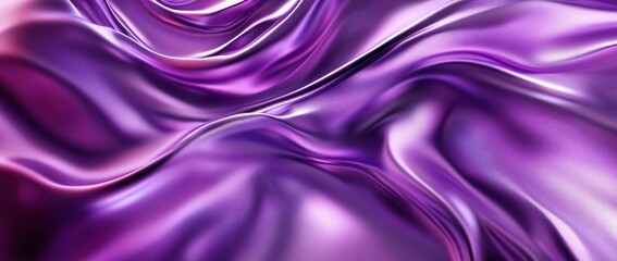Obraz premium Abstract Purple Silk Drape