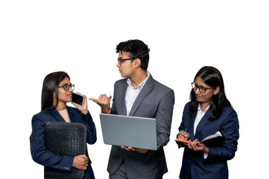 Deadline Workplace Urgency, Teamwork Commitment and Project Goals in a Corporate Environment Indian Female Executives and Stressed Male Manager in Intense Corporate Project Discussion