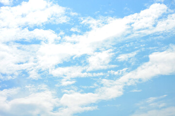 Blue sky with clouds Landscape Beautyful Background photos, clouds in the sky, realistic cold and sky photos.