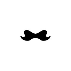 Vector image of a mustache