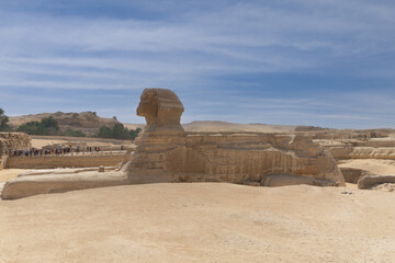 The great Sphinx at Giza. Egypt.