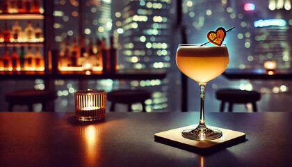 バー　デート　カクテル