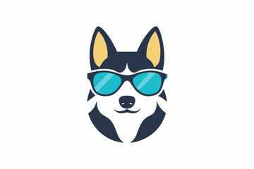 Vector design of a logo pets boutique  on white background