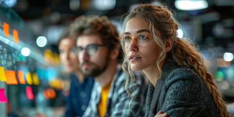 Focused Teamwork in a Modern Office