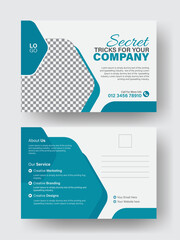 Postcard flyer vector Template, corporate business postcard design, corporate business postcard design
