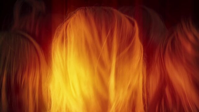 Crowd Of Headbangers Enjoying Concert