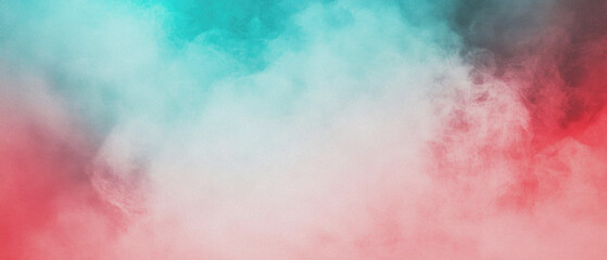 Fototapeta premium Ultrawide Blue And Red Backdrop Abstract Smoke Noisy Texture Wallpaper Background