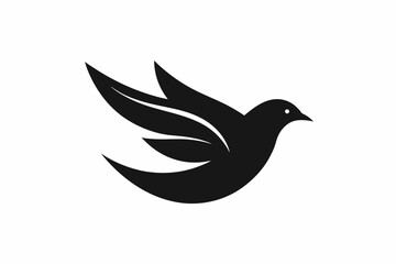  Vector design of a minimalist natural logo on white background