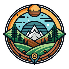 Fototapeta premium adventure t-shirt design