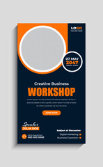 Fototapeta premium Business Conference and corporate social media Instagram Story template