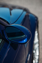 Modern car rear view mirror 