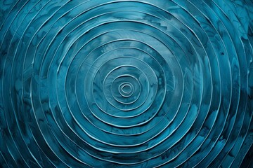 Abstract blue background with concentric circles