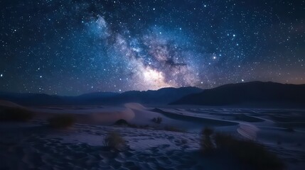 Milky Way over White Sands National Park