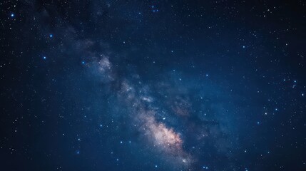 Fototapeta premium Milky Way Galaxy in the Night Sky