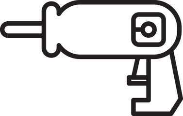 Electric Drill Tool Icon
