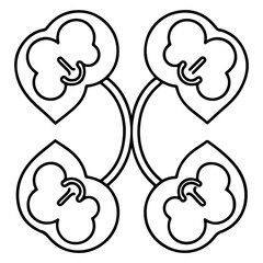 set of World Kidney Day element outline icons, Human Organs and anatomy-related line art, kidney, Brain, Heart, Lung, and organ vector Icon. 