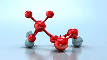 3d render of molecule