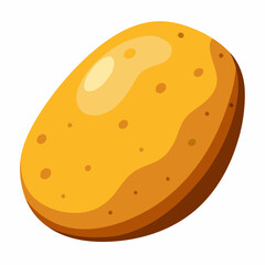 potato  color  Vector illustration
