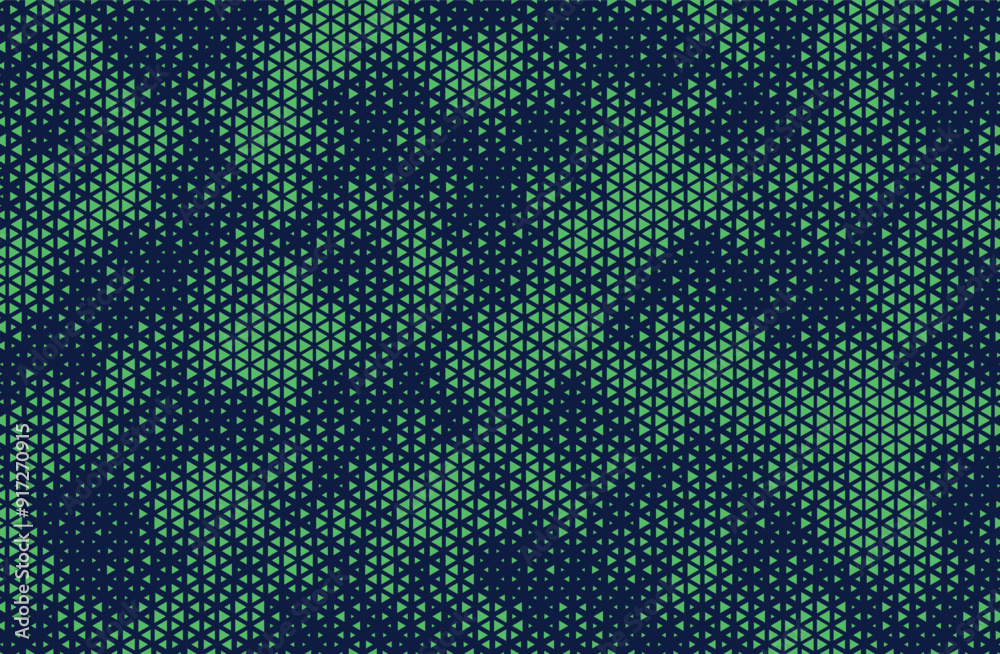 Aufkleber Abstract background with red triangle dots. Triangle halftone geometric background. Halftone triangular retro 80s pattern. Minimal style retro dynamic wallpaper.