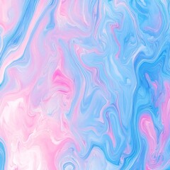 Obraz premium Ethereal Abstraction: Dreamy Marble Patterns in a Delicate Tapestry of Soft Blues and Pinks for the Perfect Background and Creative Design Canvas